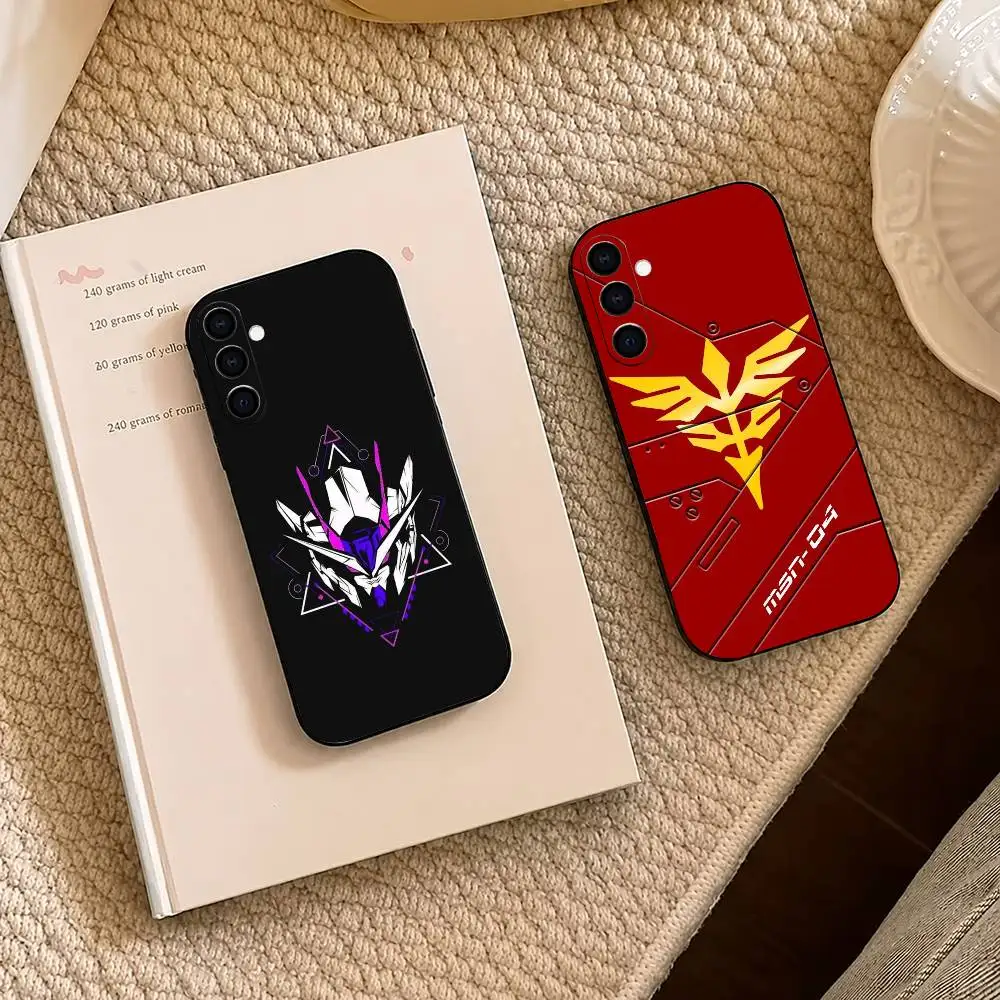 Fashion Machine G-Gundams Symbol Phone Case Black Silicone Soft For Samsung A73,A72,A71,A70,A53,A52,A51