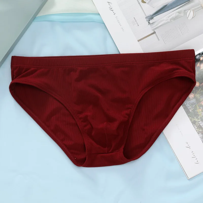 Summer Mens Briefs Sexy Underwear Panties  Breathable Solid Underpants Male Lingerie  Ropa Interior Hombre Cueca