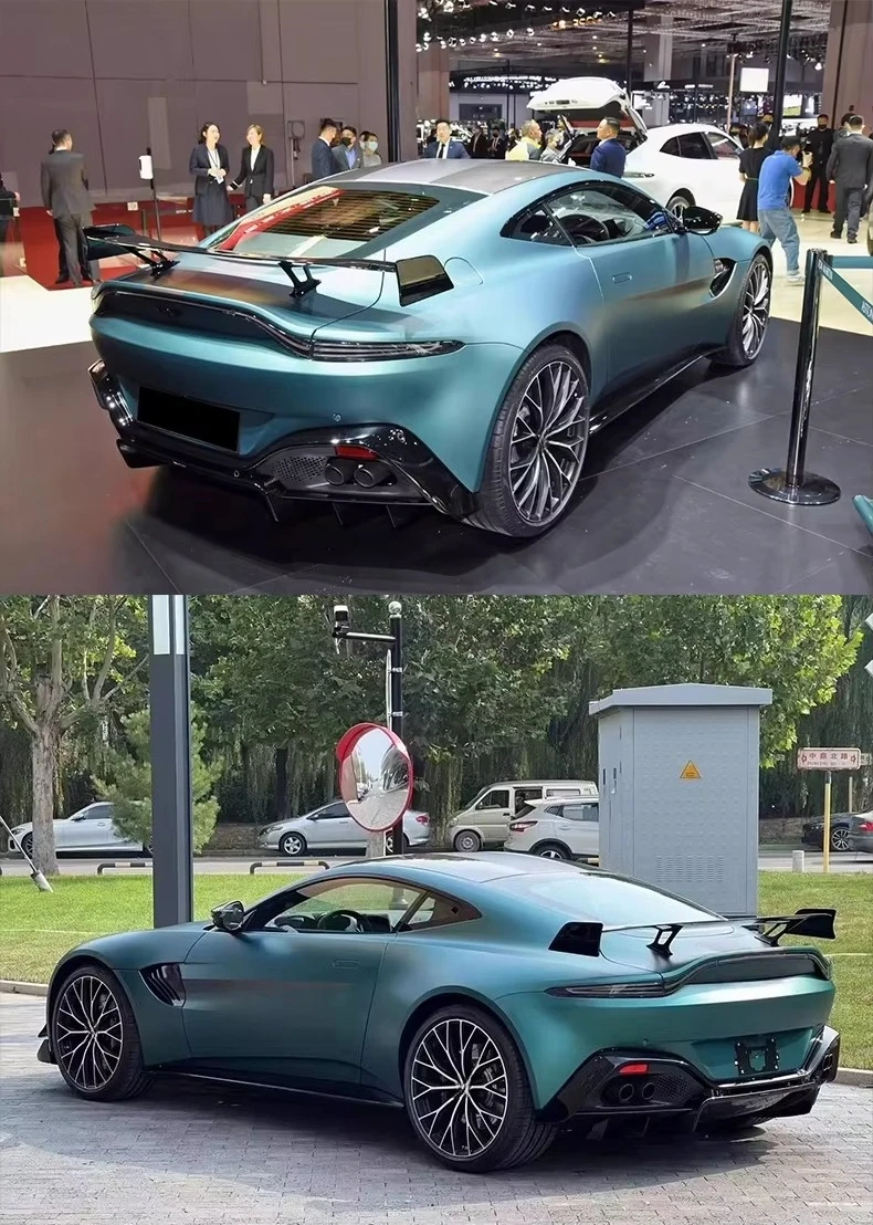 Rear Spoiler for Aston Martin Vantage Upgrade F1 or V12 Style Dry Carbon Fiber Spoiler High Quality Perfect Fit Rear Tail Wing