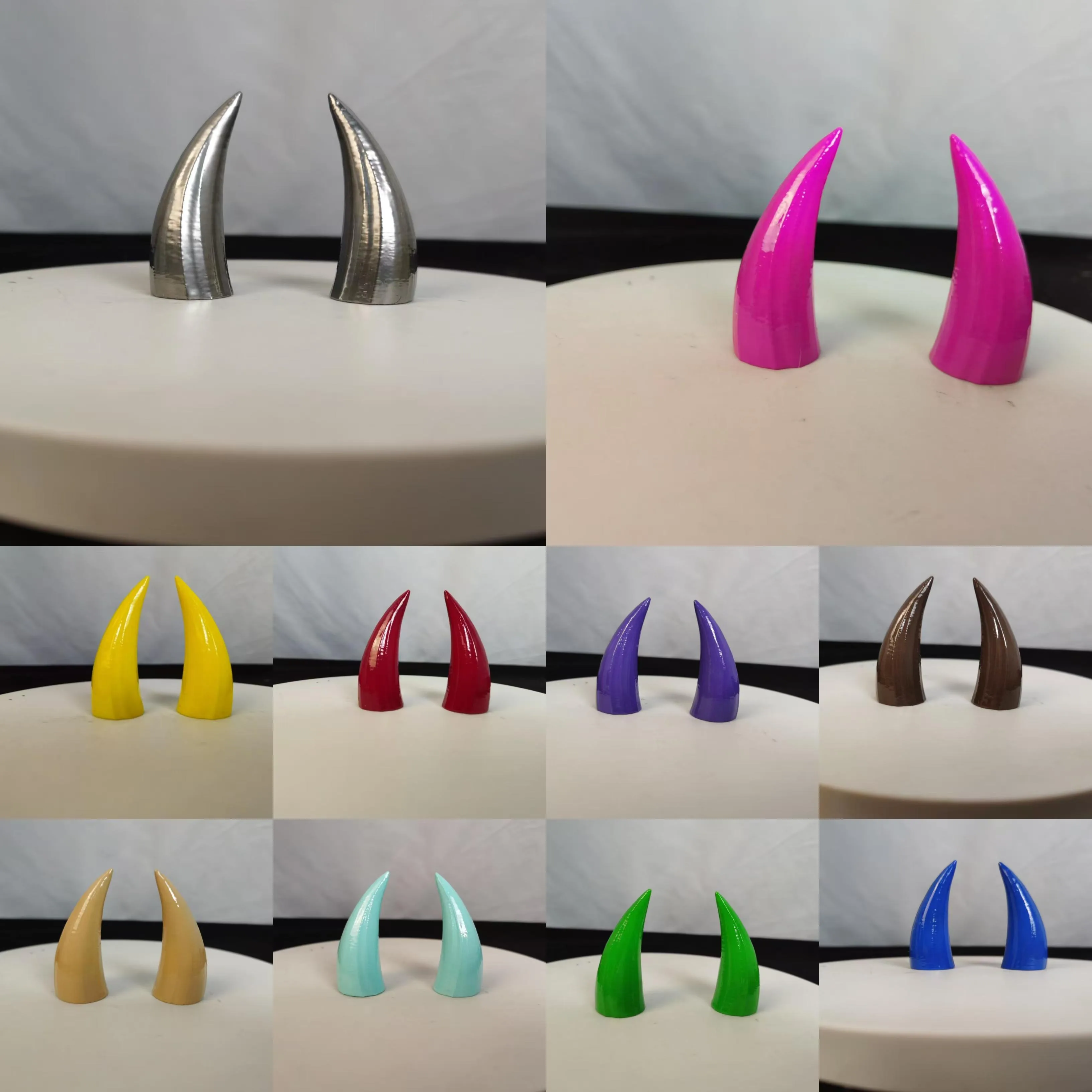 4/6/8 cm Kreative Gothic Teufel Hörner Haar Clips Geister Hörner Kinder Erwachsene Halloween Party Cosplay kostüm Zubehör