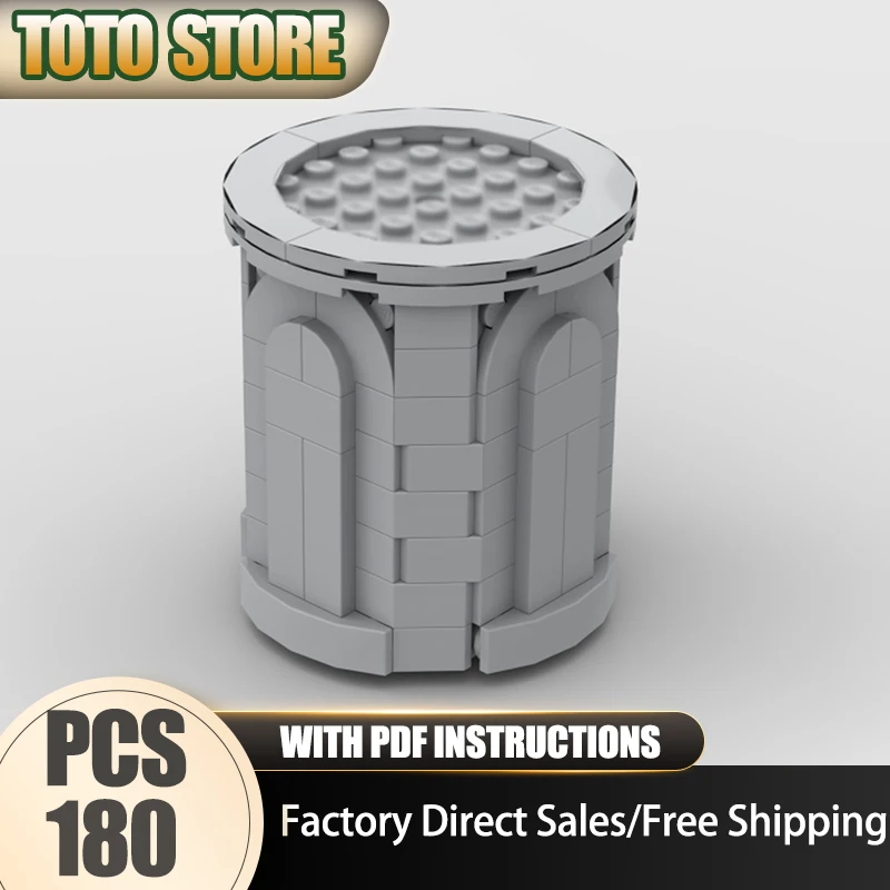 

Волшебные кольца Moc, строительные кирпичи, модульная равенья, удлинитель башни, модель, технология, модульные блоки, Рождественский набор, игрушки «сделай сам», подарки