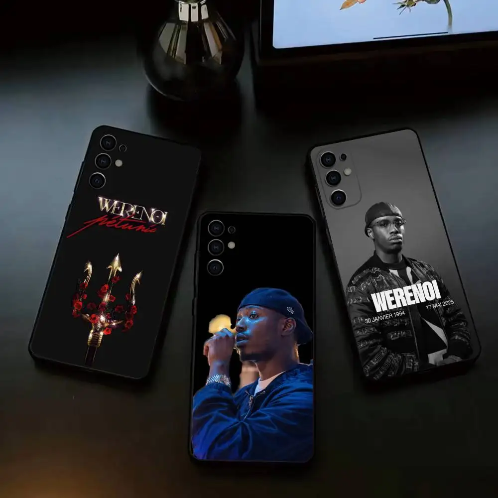 Popular Rapper Werenoi Diamant Noir  Phone Case Black Silicone Soft For Samsung S26,S25,S24,S23,S22,S21,S30,Ultra,Plus,Fe,Lite