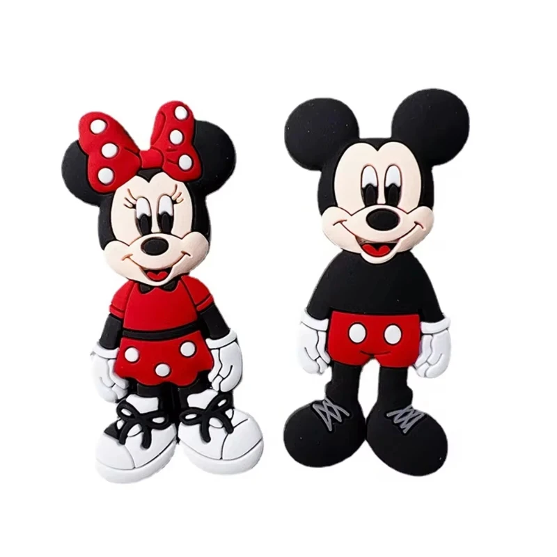 MINISO 13pcs Disney Mickey and Minne Cartoon Charms for Clog Different Matching Sandals Wristbands Bracelets Xmas Party Gifts image 6