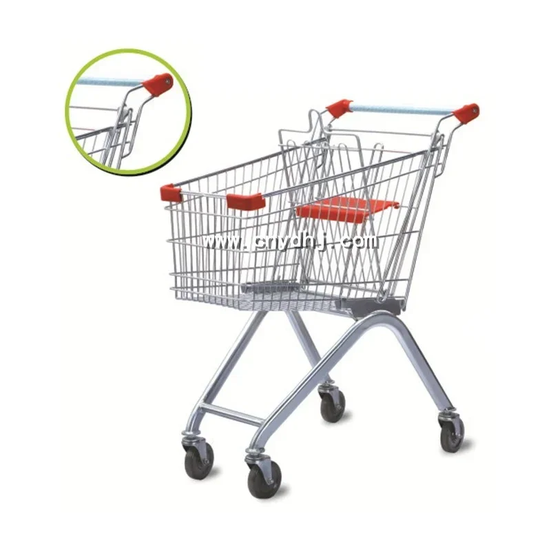 metal shopping trolley for supermarket equipment