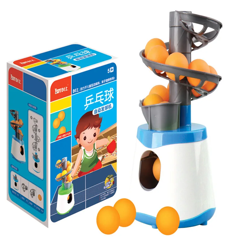 STLF الوالدين والطفل طالب المرسل آلة تقديم الملعب بينغ بونغ المدرب هدية مضرب الرياضة روبوت تنس الطاولة الصغيرة