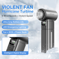 Violent Fan Portable Handheld Powerful Air Blower Vacuum Dust Cleaner Type-C Charging Strong Winds Brushless Turbo Jet Blower