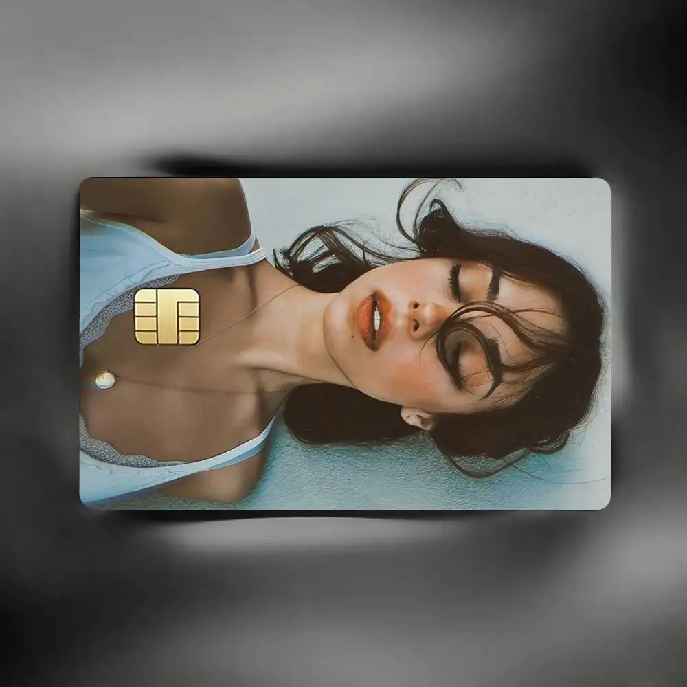 F-Fiona Palomo S-Sofia Credit Card Skin Stickers For VISA Bank Bus Metro Access Card Protective Film Cover Sticker