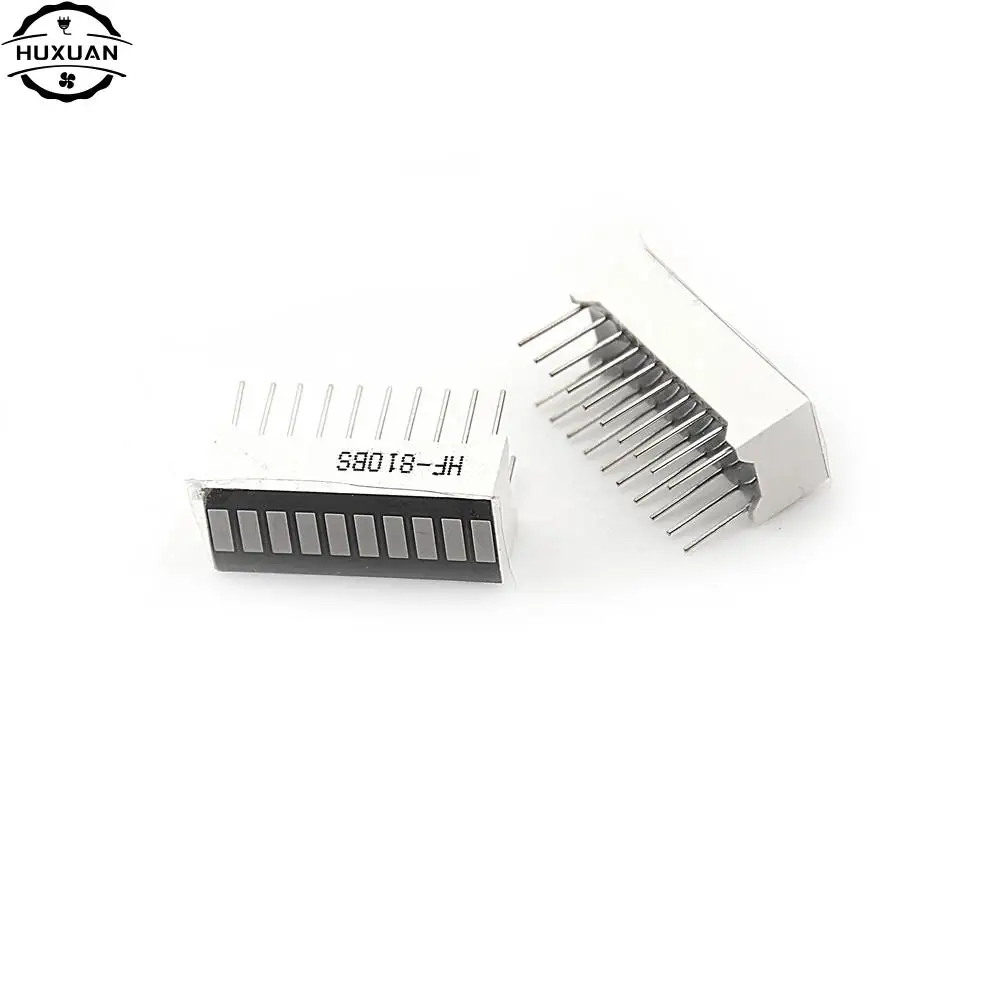 Barra gráfica LED Electrónica inteligente, ultrabrillante pantalla roja, tubo Digital de 10 segmentos, venta al por mayor, 10 unidades por lote