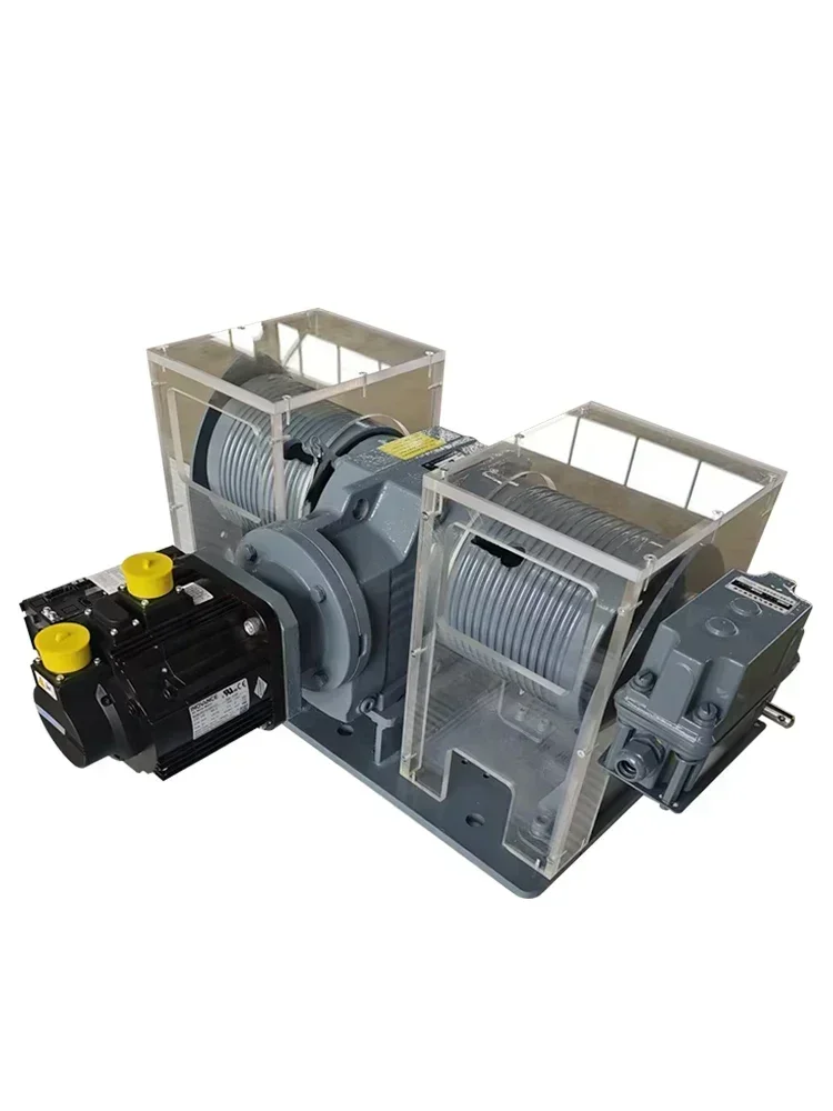 Hebezeug elektrische Doppelseil synchron plc präzise Position ierung intelligenter Servo aufzug mit Höhen begrenzer