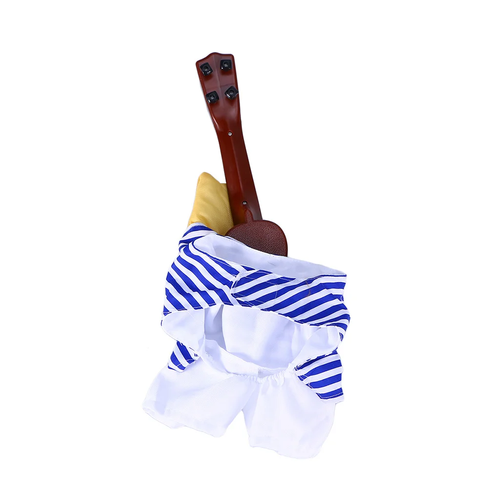 

Puppy Fancy Costume Playing Guitar Pet Clothes Size L Funny Cosplay Party Photo Christmas Gift Pet Clothes Puppy Costume