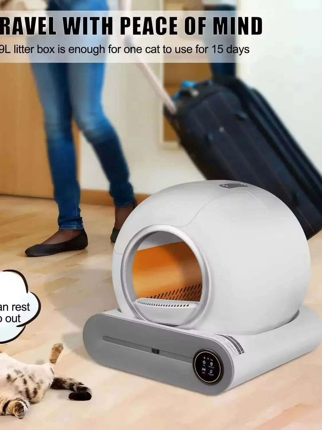 Automatic Self-Cleaning Smart Cat Litter Box Accessories Electric Motor Pet Furniture Replace Maintenance Motor for Cat Toilet