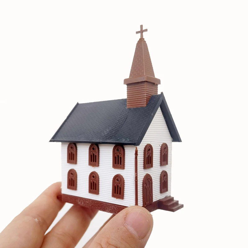 ミニチュア教会建築材料,ジオラマスケール,鉄道レイアウト,1:150モデル
