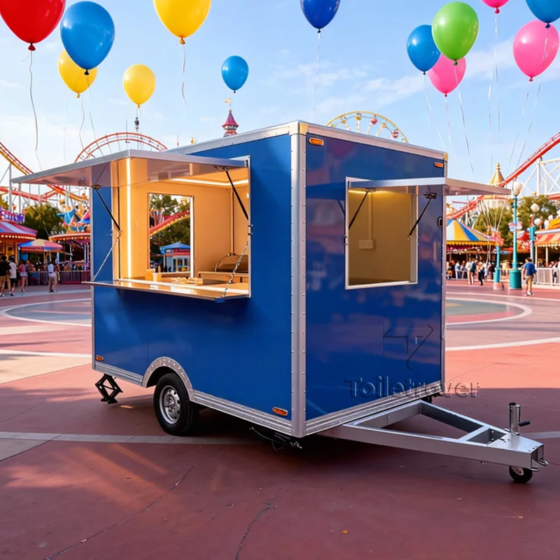 

Outdoor Cheap Fully Equipped Food Trailer Peanut Cheese Chocolate Empanada Nut Roasting Guangzhou Food Truck for Sale