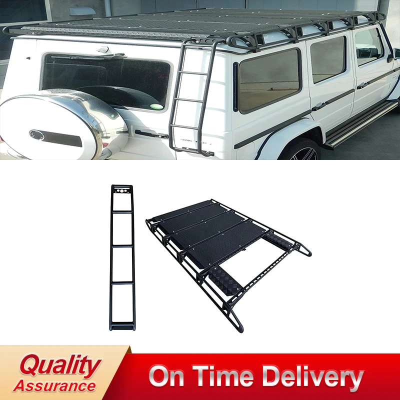 G WAGON W463 Roof Luggage Rack with Rear Ladder（with/without Sunroof）Stainless steel