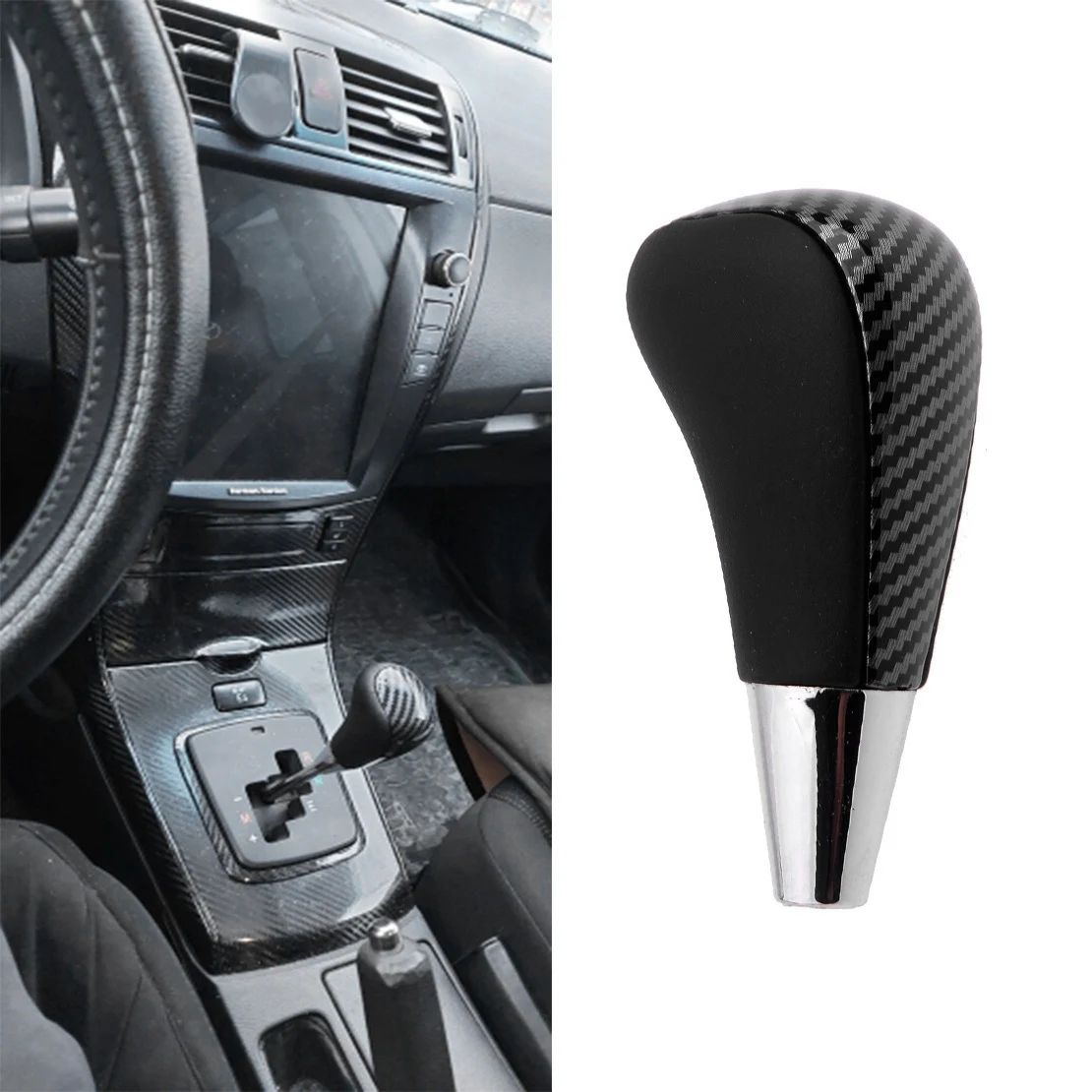 Carbon Gear Shift Knob Gear Shift Knob Stick Headball for ES300 ES330 ES350 GS300 GS350