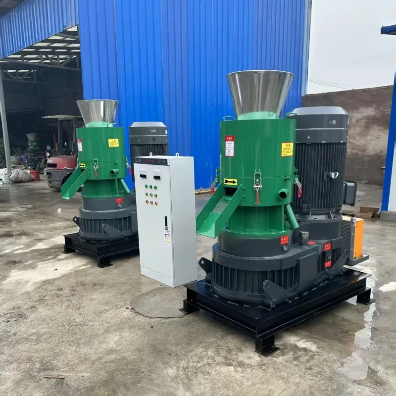 Small‑Medium Wood Pellet Machine With Engine Biomass Pelleting Mill Easy Install Low Power Consumption for Home Workshop