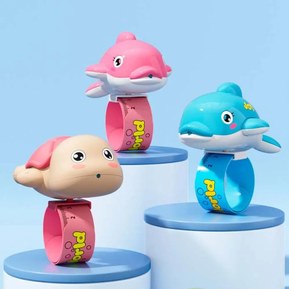 

For Boys Squirt Function Wrist Water Toy Bracelet Style Cute Design Turtle Squirt Toy Dolphin Press Type Toy Bath Time