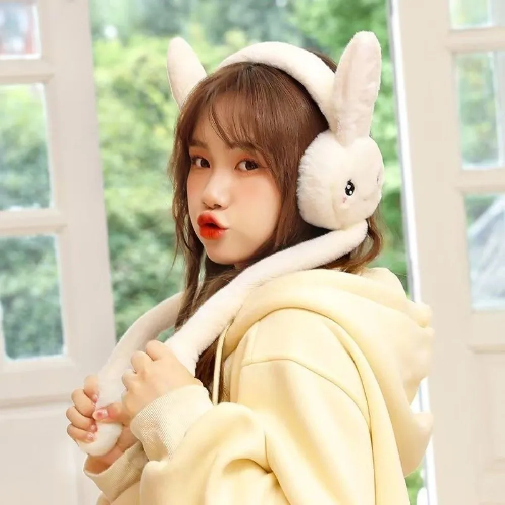 

Soft Rabbit Earmuffs Imitation Fur Cartoon Ear Cover Windproof Cold Proof Winter Earmuffs Winter