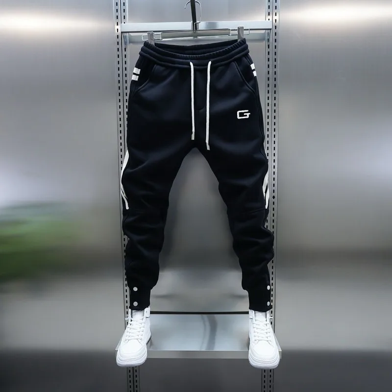 2024 Spring Men\'s Pants Korean Fashion Men Clothing Joggers Pants Casual Streetwear Male Trousers Elastic Waist Men Sweatpants