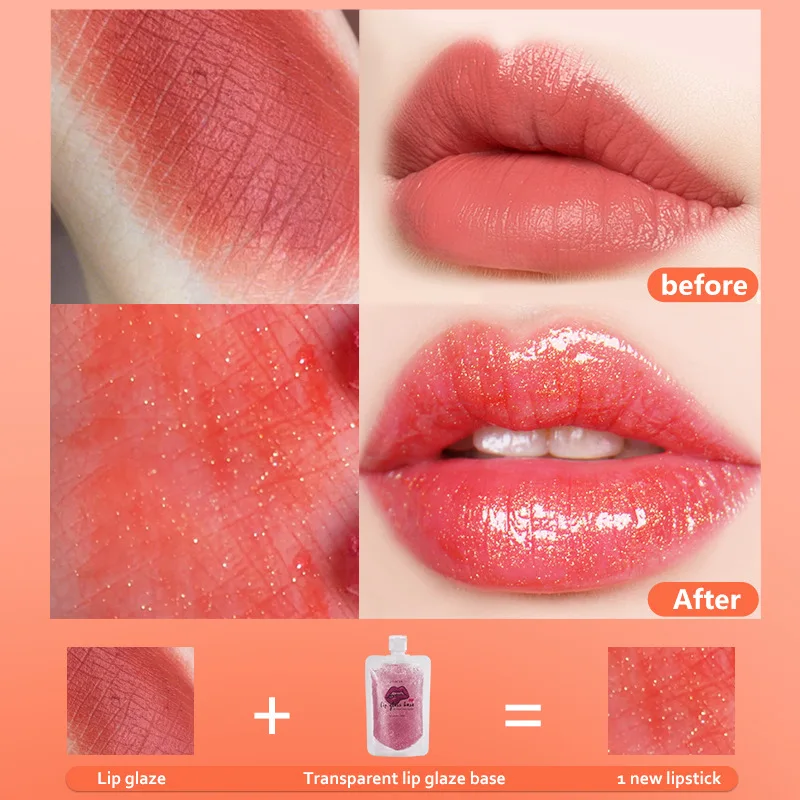 100ml Lip Gloss Base Oil for DIY Lip Gloss Making Raw Material Gel Handmade Lipgloss Base Lipstick