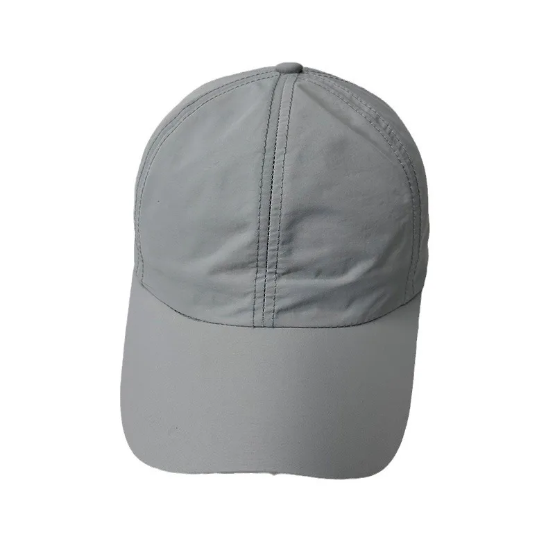 Sommer-Baseballkappe, schnell trocknend, für Herren, Sonnenhut, einfarbig, 100 % Polyester, verstellbar, cool, Outdoor, Reiten, Wandern, Kappen für Herren – Detail 16