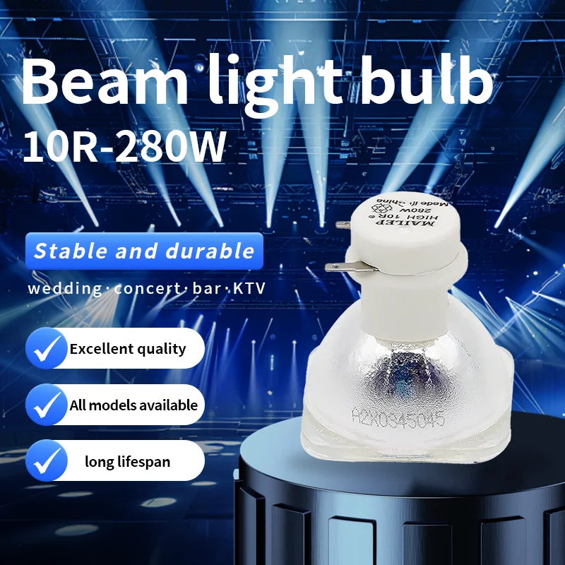 Lâmpada de feixe 10R 280W com fonte de alimentação de reator de 280w para luz de palco R10 MSD Platinum