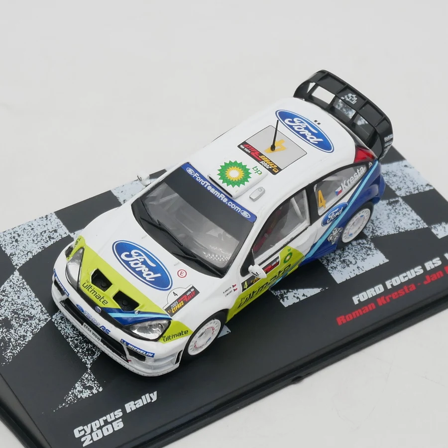 Ixo 1:43 Scale Diecast Alloy Ford Focus RS WRC 2005 Racing Toys Cars Model Classic Nostalgia Adult Gifts Souvenir Static Display