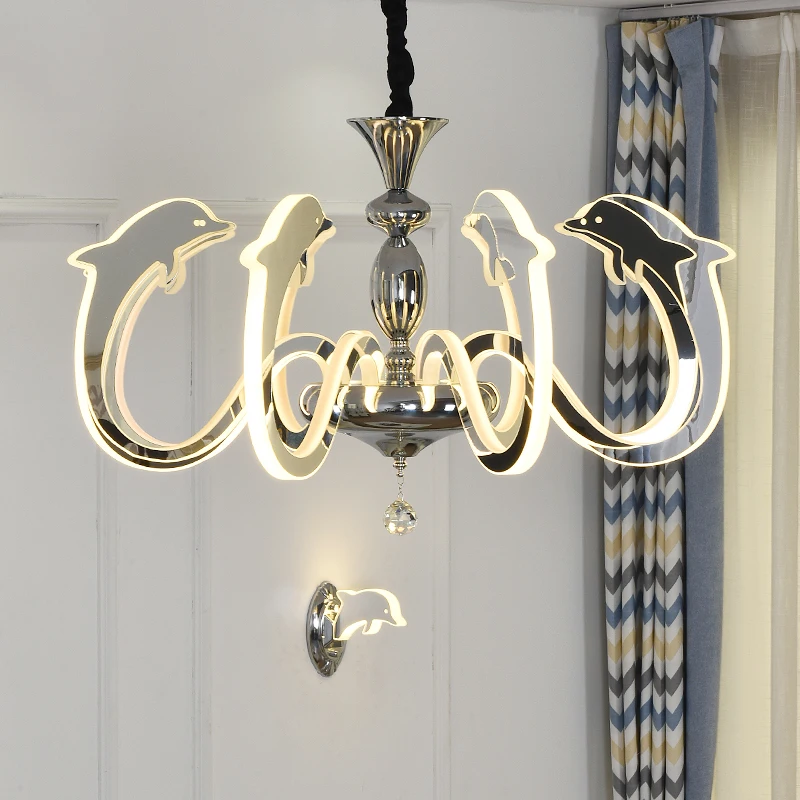 

Modern Chandelier Lighting Living Room Crystal Chandelier Nordic Swan 220v Chandelier Studio Restaurant light