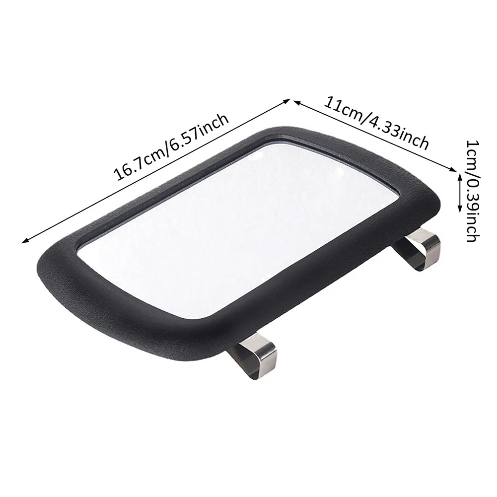 1pcs General Cosmetic Mirror Automotive Cosmetic Vanity Mirror High Quality Interior Sun Visor Mirror Sun-shading