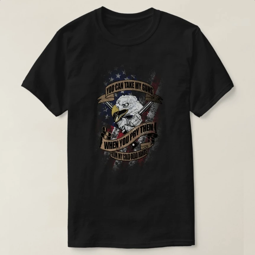 

2nd Amendment Cold Dead Hands Patriotic Pro Gun Rights T-Shirt 100% Cotton O-Neck Short Sleeve Summer Casual Mens T-shirt