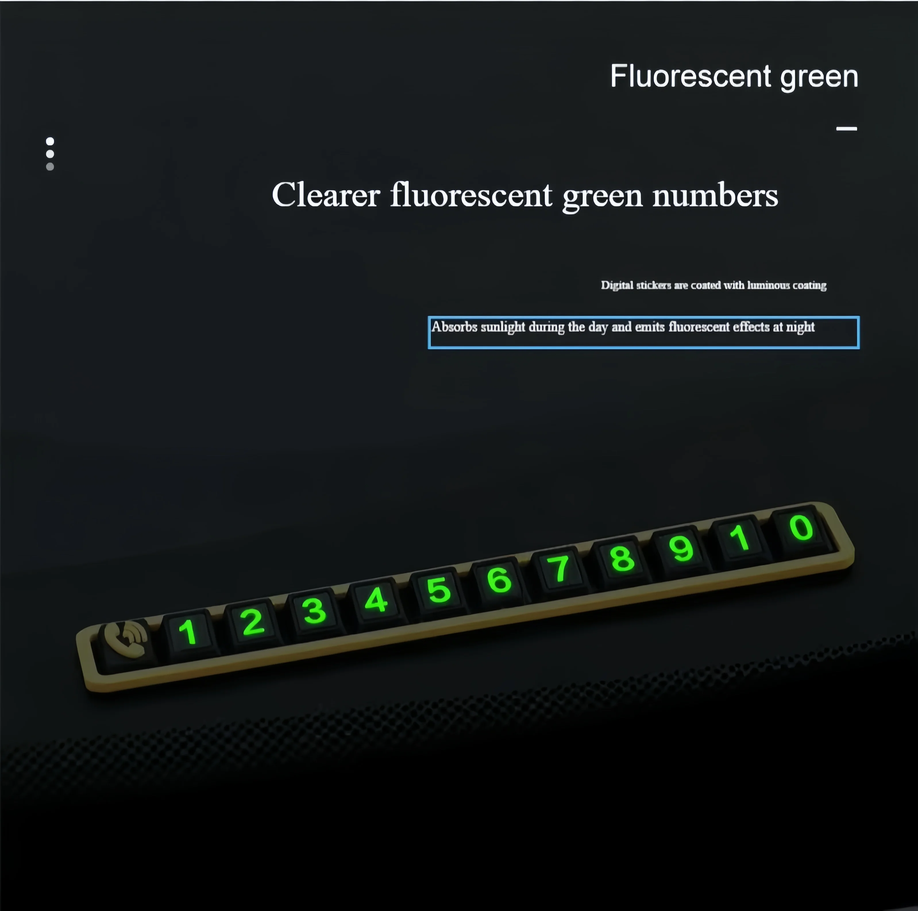 بطاقة رقم هاتف السيارة، بطاقة ركن السيارة المؤقتة، لوحة رقم الهاتف، توقف موقف السيارات، ملحقات السيارات