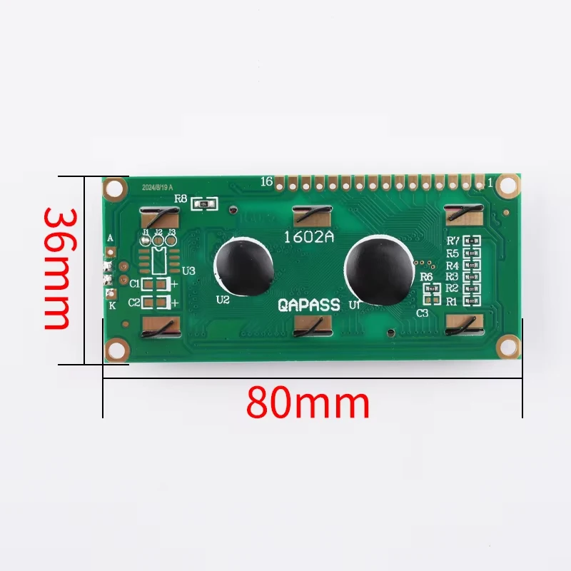 LCD1602 1602A LCD Module Blue / Yellow Green Screen 16x2 Character LCD Display PCF8574T PCF8574 IIC I2C Interface 5V/for arduino