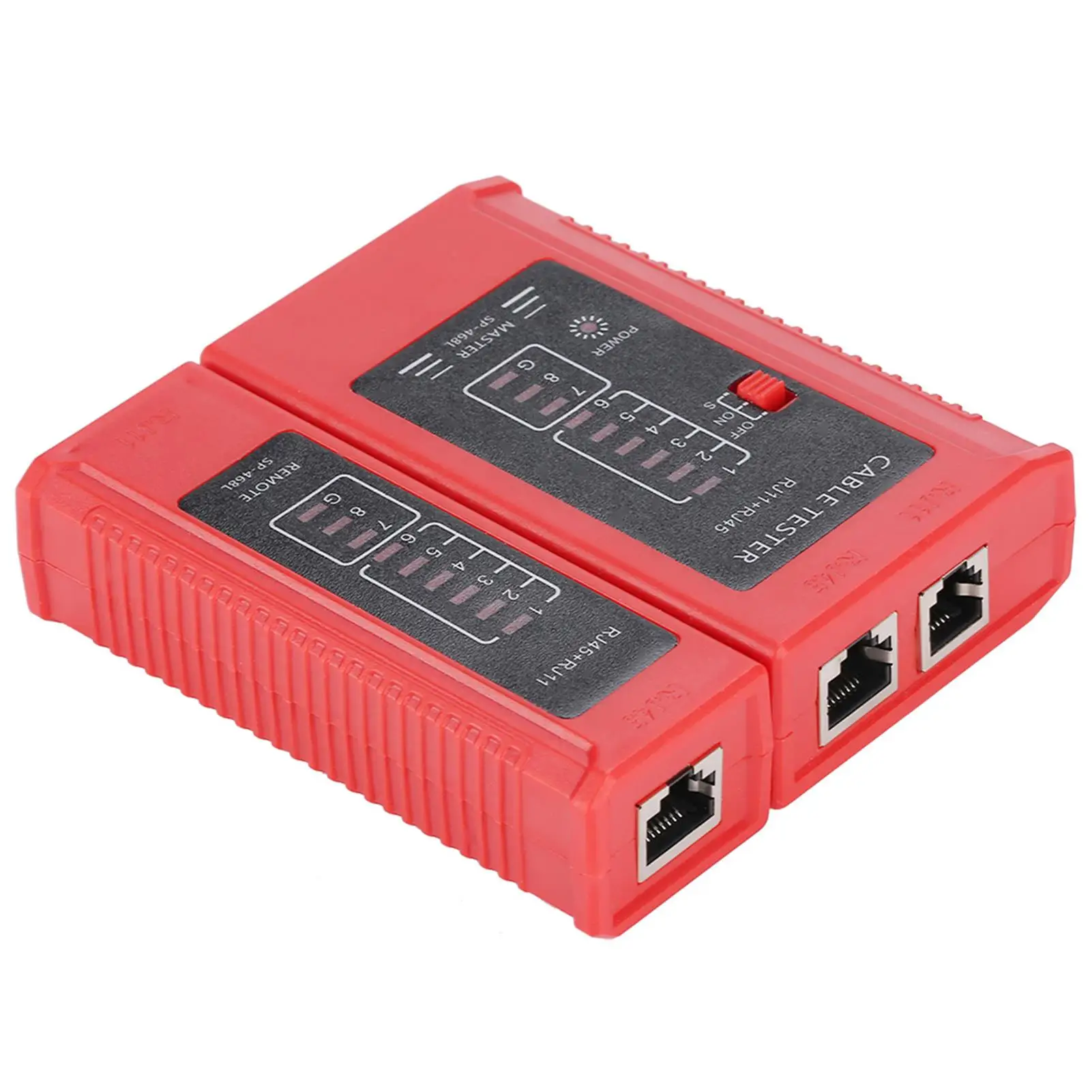 جهاز اختبار كابل RJ45 RJ11، مسح تلقائي لشبكة إيثرنت وخط الهاتف لأداة الاختبار للتشخيص السريع #3