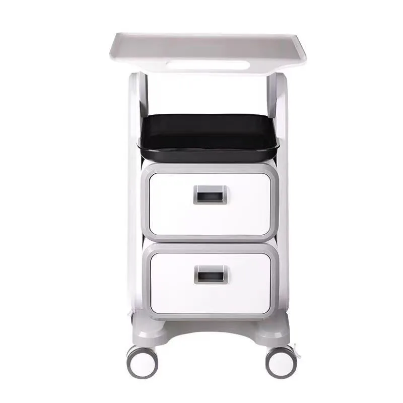 

Manufacturer's medical beauty salon trolley clinic oral tools trolley mobile storage rack work trolley with drawers