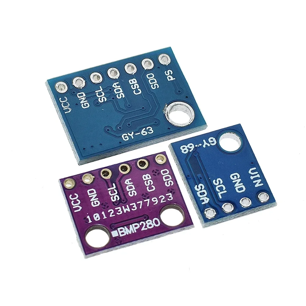 GY-68 GY-63 BMP180 BMP280 GY68 Modulo scheda sensore di pressione barometrica digitale compatibile con BMP085 MS5611 per Arduino