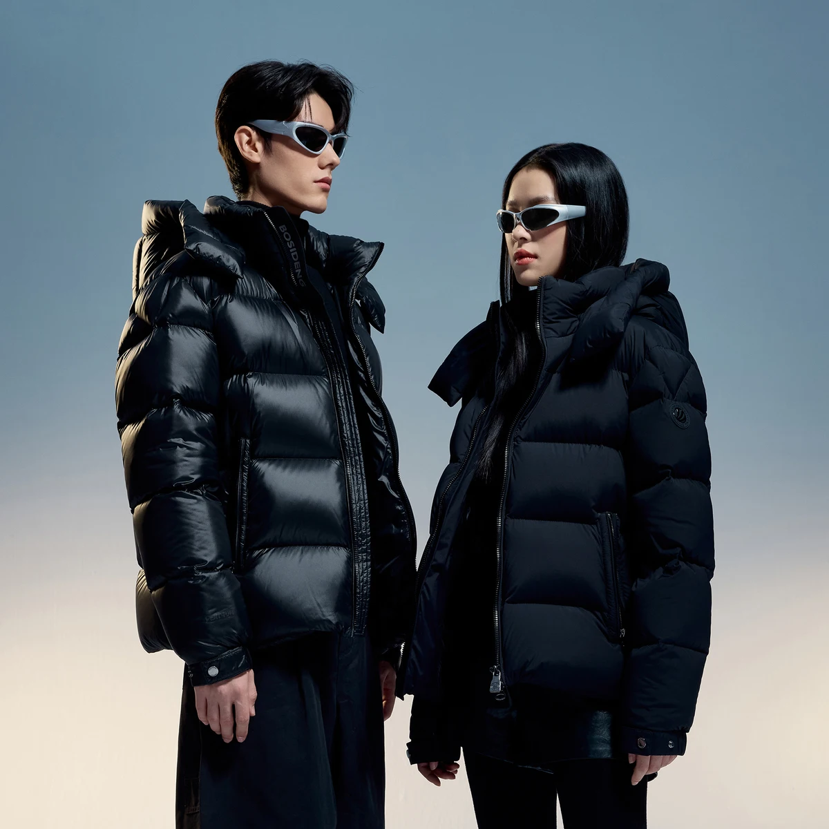 BOSIDENG 2025 Новая женская куртка на гусином пуху, теплая зимняя куртка, водонепроницаемая ветрозащитная зимняя куртка BOSIDENG 2025 Новая женская куртка на гусином пуху, теплая зимняя куртка, водонепроницаемая ветрозащитная зимняя куртка