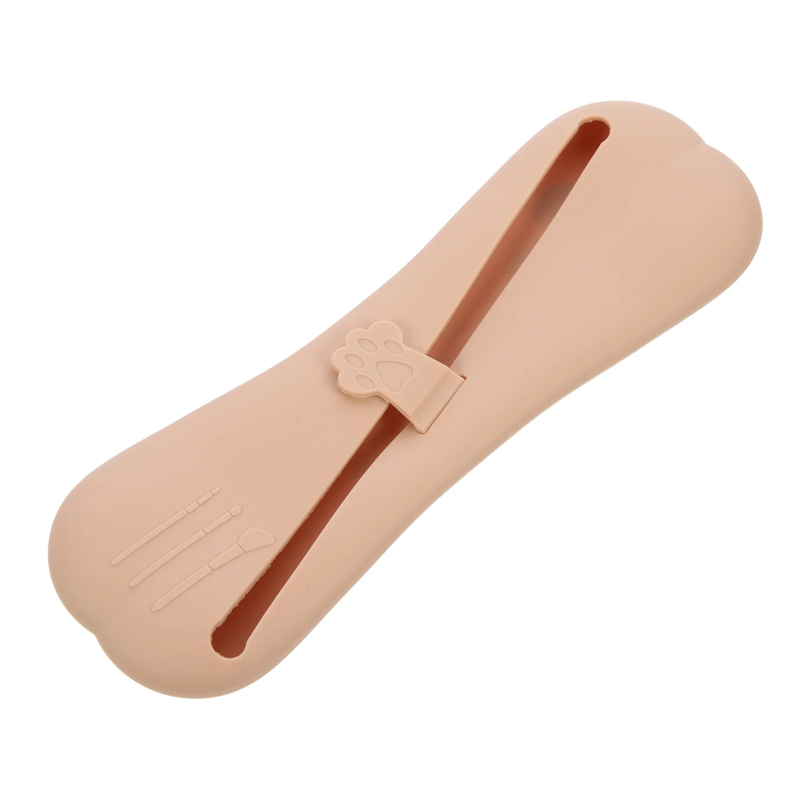 

Storage Bag Makeup Brush Holders Silicone Toiletry Case Organizer Containers for