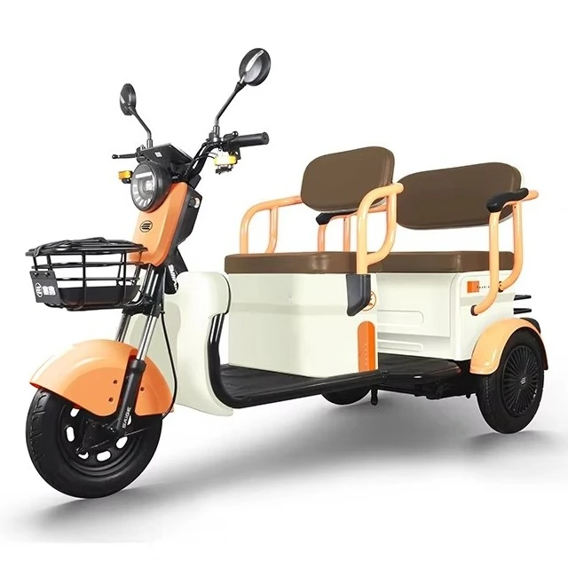 EEC 60V Electric Tricycle for Adults Seniors Multi-Functional  60V 20AH Lead-acid Battery