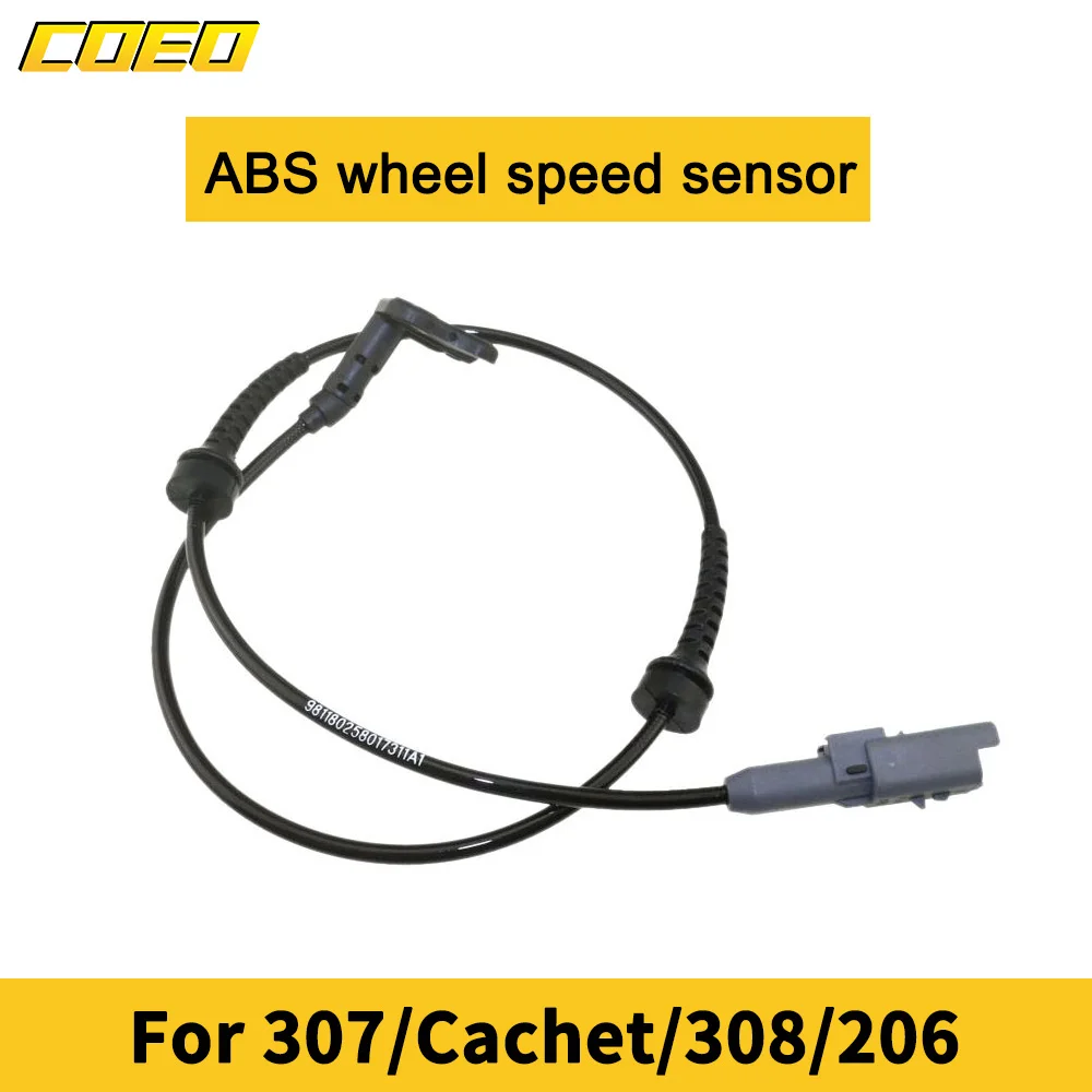 Sensor de velocidad de rueda delantera izquierda y derecha, ABS, 9659058280, para Peugeot 307, Cachet 308, 206, 9811802580, 4545F6, 9811808280A1, 4545A0