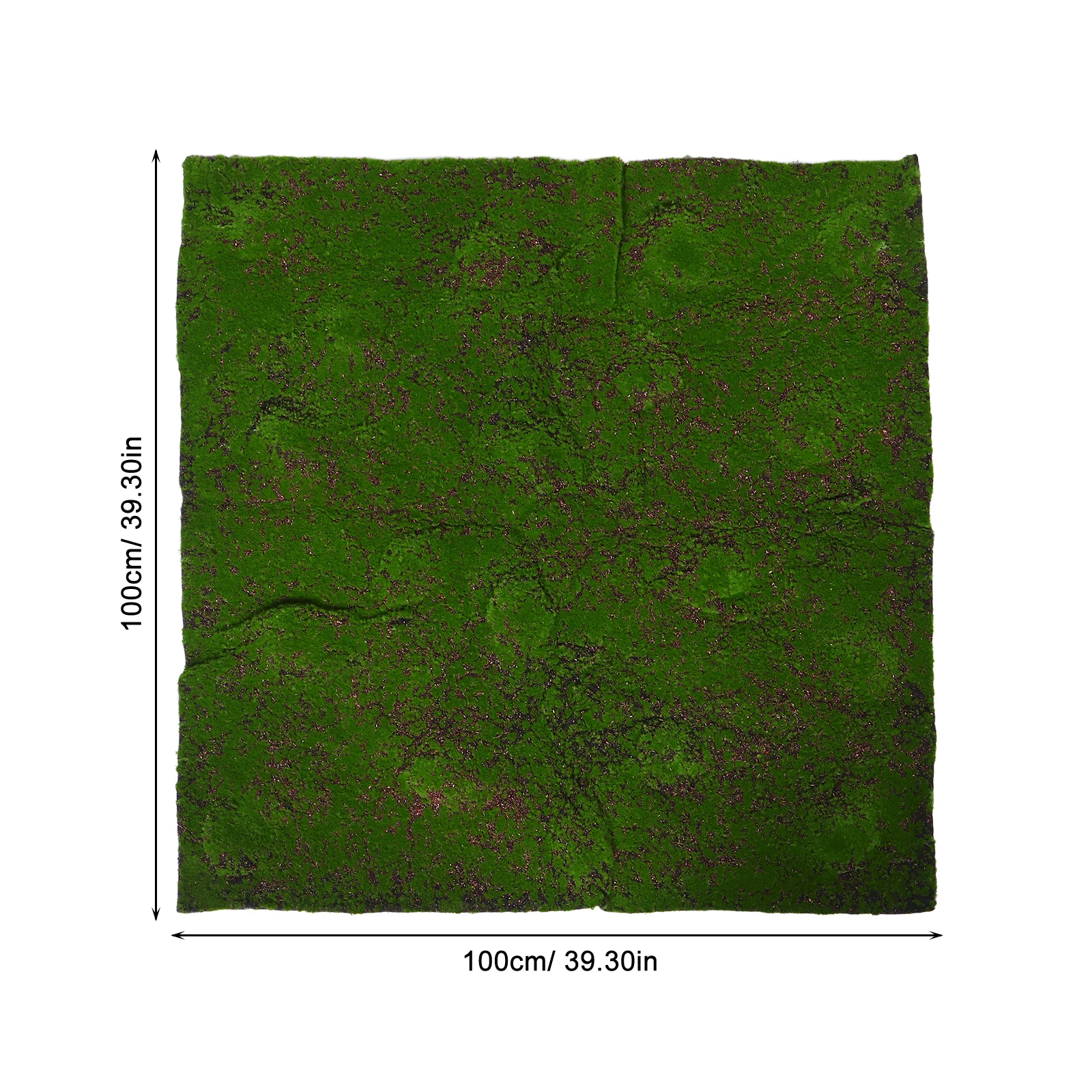 39.3X39.3 بوصة ورقة الطحلب الاصطناعي فو سجادة من الحشيش الصناعي للنباتات الداخلية محاكاة العشب ديكور الحرفية الزفاف المنزل مكتب Diy بها بنفسك عالية #6