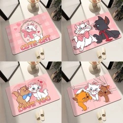 MINISO Disney Marie Cat Bath Super Absorbent Floor Mats Bedroom Living Room Kitchen Carpet Non Slip Diatom Mud Rugs Home Decor