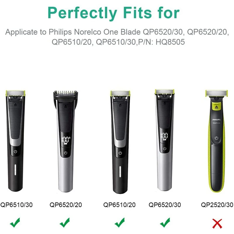 Cabo de carregamento USB para Philips Shaver, Carregador para Norelco Oneblade, QP6520, QP6510, Cabo de alimentação, 15V