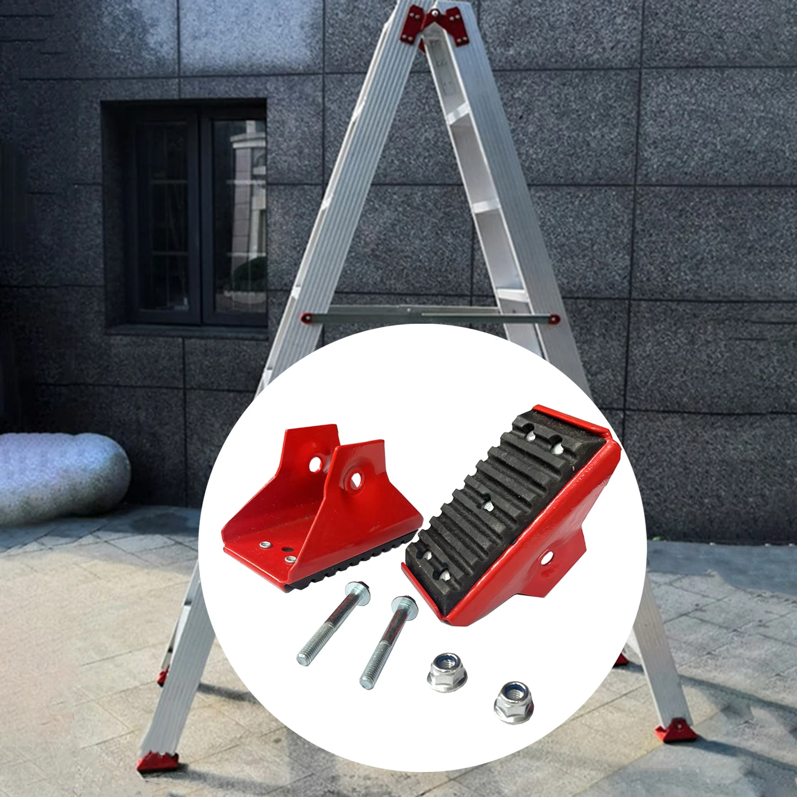 Imagem -03 - Extensão Ladder Cover Shoe Grupo Foot Pads Cover Acessórios Fácil de Instalar Extensão Ladder Pés para De15262cn Pcs