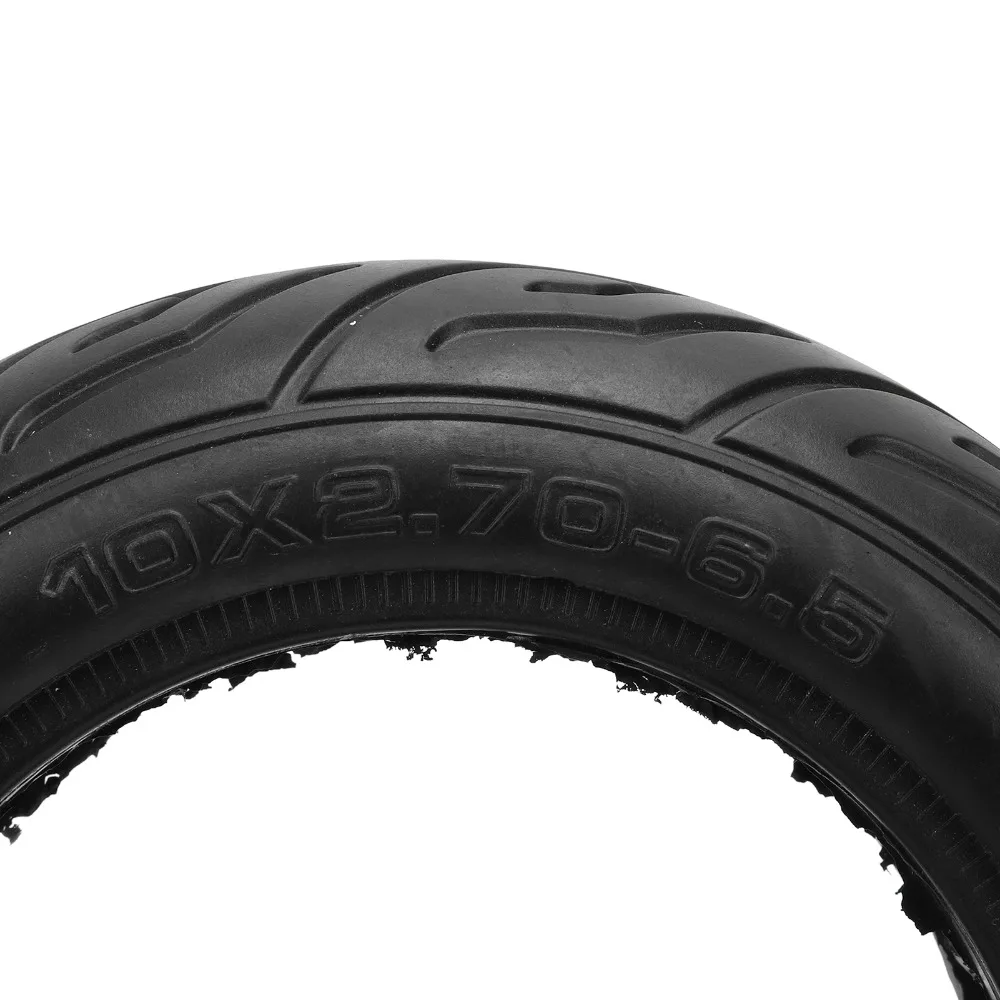 

Durable 10X2.7‑6.5 Electric Scooter Tire Thickened Impact Resistant Explosion Proof Tire Wear-Proof Solid Rubber Tire Off Road