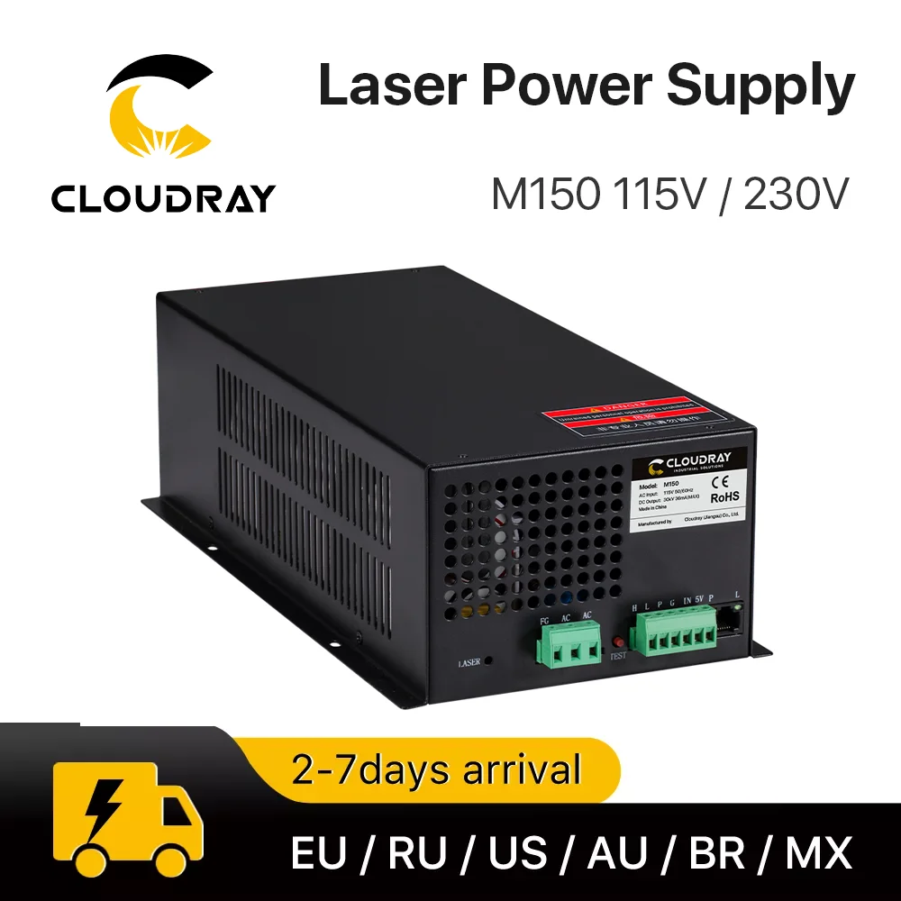 Cloudray 130-150W CO2 zasilanie lasera dla CO2 maszyna do laserowego cięcia i grawerowania M150 kategorii