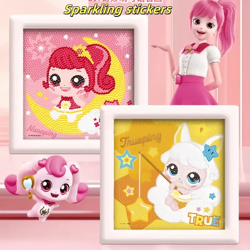 

Hot Game ‘Catch!Teenieping’ Diamond Drawing Children'S Handmade Diy Paste Drawing Crystal Diamond Decoration Gifts Kid'S Toys