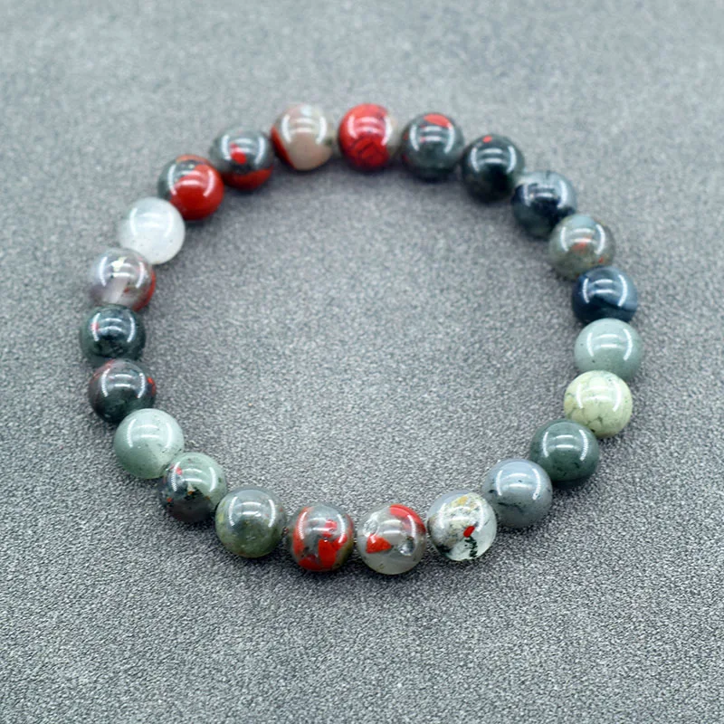 Natural Stone Bracelet Protection Man Women Dragon Blood Beaded Stretch Jewelry Quartz Onyx Beads Healing Reiki Yoga Bracelet