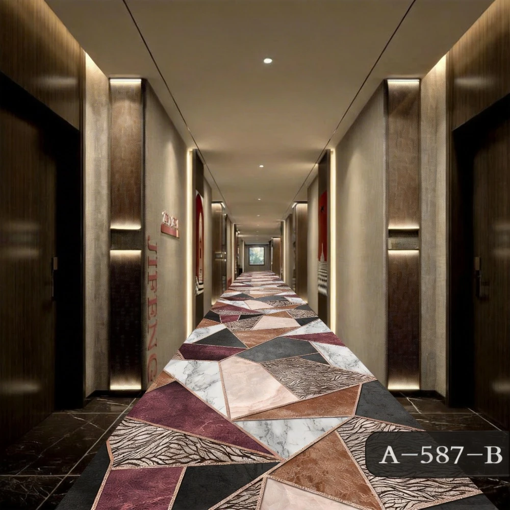 

Persian Style Living Room Hall Carpet Long Hallway Corridor Rugs Non-slip Stairs Decor Runner Rug Kitchen Mat Size Customized