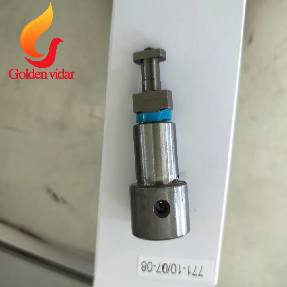 6pcs/set Plunger and Barrel Element 00005-7711, Plunger 771-10/07-08, Diameter 11mm, Diesel Fuel Engine Injection System Part