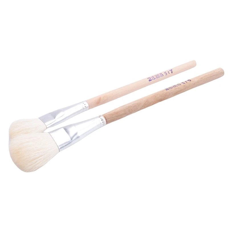 Pottery Glaze Brushes Ceramic Brushes Artist Brushes Wooden Art Brush Set Oil Painting Canvas